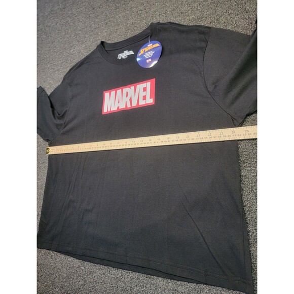 Marvel Spiderman Shirt Men's Adult Size XL Black Short Sleeve Graphic Tee NWT - Picture 7 of 9